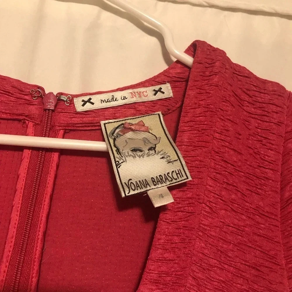 Yoana Baraschi Anthropology Fitted Mini Dress with Peplum at Hips - Picture 4 of 4